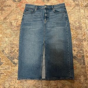 Loft Jean Skirt
